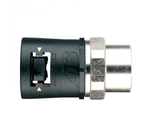 Фитинг AT54/PG48/SFAJ/BLY, прямой, РА66/никел.латунь/эласт., черный/желтый, резьба PG48, d54, 2 шт. в пачке  7TCA296170R0801  ABB