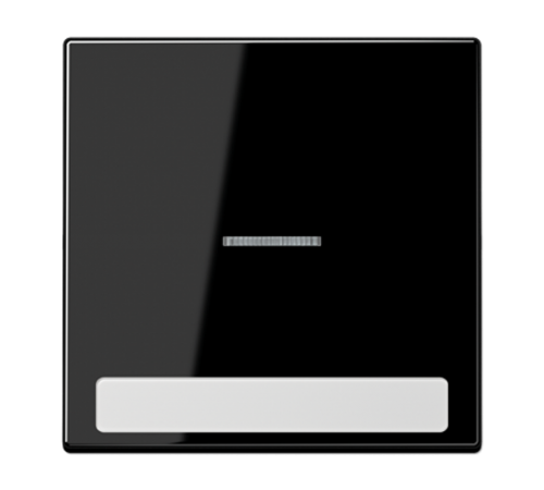 Клавиша для  выключателя с подсветкой и полем для надписи;чёрная  LS990NAKO5SW  Jung