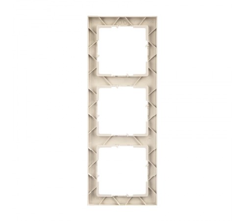 SUNO Рамка декоративная универсальная 3-постовая Цвет "Слоновая кость"  721583  Legrand