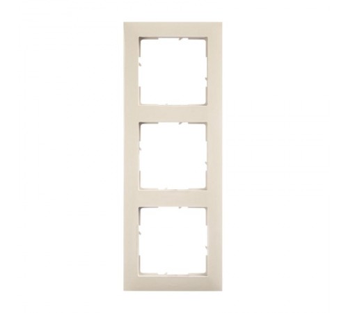 SUNO Рамка декоративная универсальная 3-постовая Цвет "Слоновая кость"  721583  Legrand