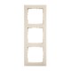 SUNO Рамка декоративная универсальная 3-постовая Цвет "Слоновая кость"  721583  Legrand