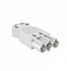 Разъем 3-полюсный Modul45connect, вилка 16 А, 250 B (белый) (ST-S GST18i3p W)  6108055  OBO Bettermann