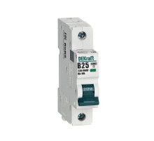 Выключатель автоматический  однополюсный ВА-105 25А B 10кА  13107DEK  DEKraft