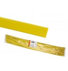 Термоусаживаемая трубка ТУТнг 20/10 желтая по 1м (50 м/упак)  SQ0518-0251  TDM