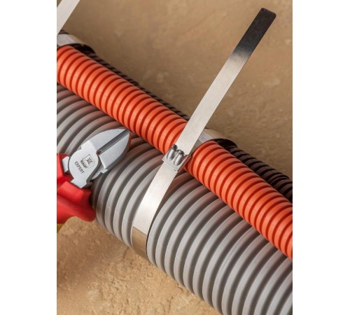 Хомут AISI 304 из нержавеющей стали, 7.9x360 (100 шт.) FlexLock PROximaplc-fl-tss-304-7.9x360EKF