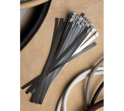 Хомут AISI 304 из нержавеющей стали, 7.9x360 (100 шт.) FlexLock PROximaplc-fl-tss-304-7.9x360EKF