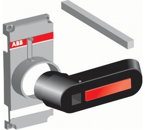 Ручка управления OTV1000EK черная для прямой установки на рубильники OT1000..2500  1SCA106608R1001  ABB