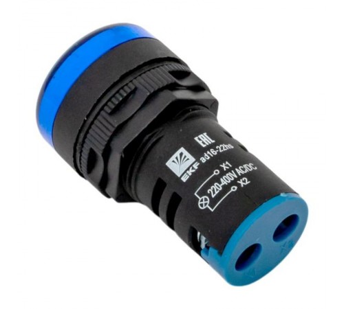 Матрица светодиодная AD16-22HS синяя 220-400В AC/DC  ledm-ad16-b-230acdc  EKF