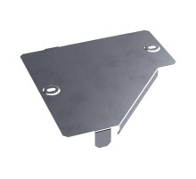 Крышка переходника левого Стандарт INOX (AISI 316) 200х100  PR16.5577  Промрукав