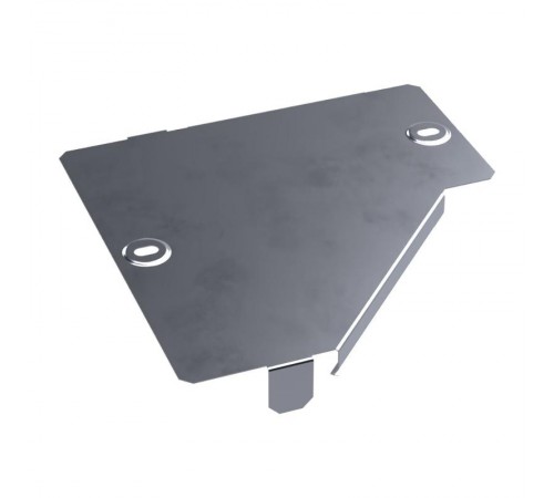 Крышка переходника левого Стандарт INOX (AISI 316) 200х100  PR16.5577  Промрукав