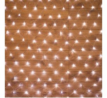 Гирлянда "Сеть" 1,8х1,5м, прозрачный ПВХ, 180 LED Белые  215-135  NEON-NIGHT