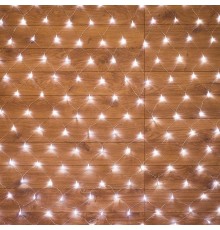 Гирлянда "Сеть" 1,8х1,5м, прозрачный ПВХ, 180 LED Белые  215-135  NEON-NIGHT
