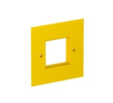 Накладка блока питания VH для монтажа устройств, 95x95 мм (желтый) (VH-P4)  6109840  OBO Bettermann