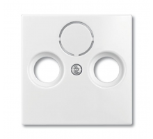 ABB Basic 55 Альп. белый Накладка TV-FM (SAT) розетки  1724-0-4283   2CKA001724A4283  ABB