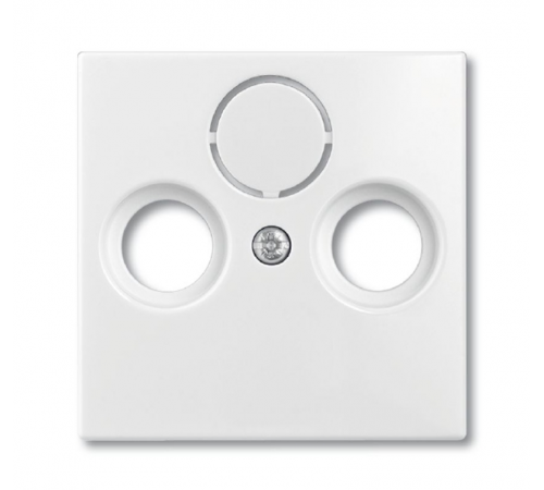 ABB Basic 55 Альп. белый Накладка TV-FM (SAT) розетки  1724-0-4283   2CKA001724A4283  ABB