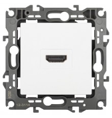 Розетка ЭРА Серия 12 12-3114-01М HDMI, белый матовый   Б0065724  ЭРА