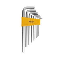 Набор ключей имбусовых HEX 2,0-12 мм, CrV, 9 шт., удлиненные  KR-12-5213  Kranz