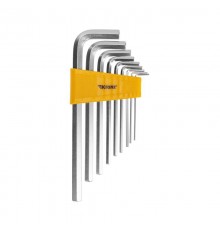 Набор ключей имбусовых HEX 2,0-12 мм, CrV, 9 шт., удлиненные  KR-12-5213  Kranz