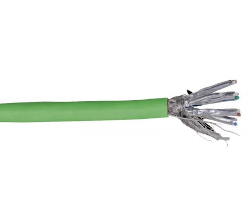 Кабель связи витая пара S/FTP, кат.6A 4х2х23AWG solid, ПВХ, 305м, серый  LC1-C6A04-611  ITK