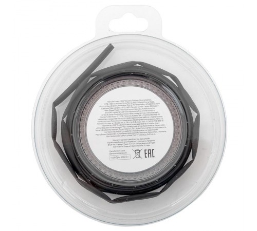 Термоусаживаемая трубка ТУТ нг 4/2 черная ролик 2 м tut-4-b-bEKF