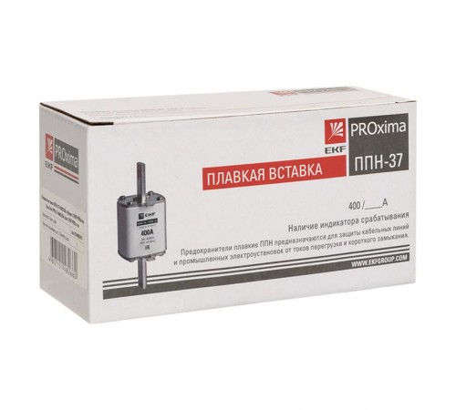 Плавкая вставка ППН-37 400/315А габарит 2  fus-37/400/315  EKF