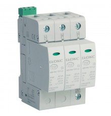 Ограничитель импульсных перенапряжений УЗИП, класс II, 3-полюсный, L1-L2-L3-PEN  NX2032  DKC