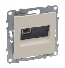 SUNO Телефонная розетка RJ11 одиночная. Цвет "Слоновая кость"  721261  Legrand