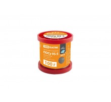 Припой ПОСу 95-5, проволока, ГОСТ 21931-76, 1 мм, 100 г, катушка, серия "Алмаз"  SQ1025-0343  TDM