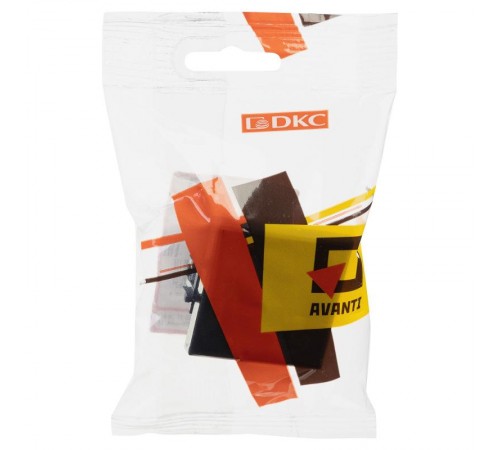 Кнопка "Черный квадрат", "Avanti", 16A, 2 мод.  4402152  DKC