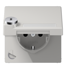 SCHUKO-розетка с крышкой  и замком LS1520NAKLSLLG Jung