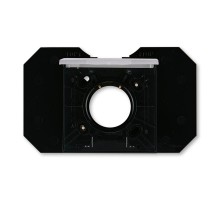 ABB Levit Серебро / дымчатый чёрный Розетка для централизованных систем пылеудаления  5530H-C67107 70  2CHH506717C4070  ABB