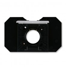 ABB Levit Серебро / дымчатый чёрный Розетка для централизованных систем пылеудаления  5530H-C67107 70  2CHH506717C4070  ABB