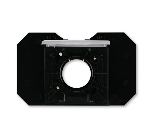 ABB Levit Серебро / дымчатый чёрный Розетка для централизованных систем пылеудаления  5530H-C67107 70  2CHH506717C4070  ABB