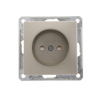 W59 Шампань Розетка без заземления  RS16-151-4-86  SE