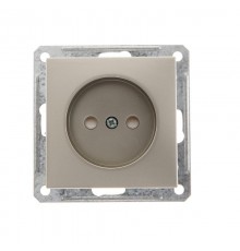 W59 Шампань Розетка без заземления  RS16-151-4-86  SE