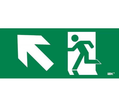 Этикетка самокл. 330х140мм "Фигура/стр. вверх влево"  LPC10-1-33-14-FVVNAL  IEK