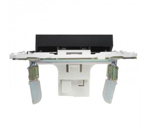 SKANDY Выключатель 1-клавишный 10А SK-V01Bl черный  SK-V10-0-10-K02  IEK