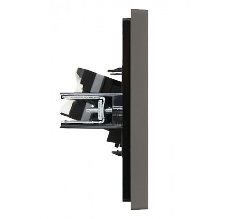 FORTE&PIANO Розетка комп. RJ45 кат.5E FP332 серый  FP-K10-1-K03  IEK