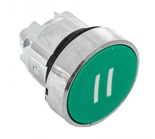 Механизм исполнительный кнопки "II" XB4 зеленый плоский возвратный без фиксации IP65  XB4BA-3154C-65  EKF
