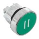 Механизм исполнительный кнопки "II" XB4 зеленый плоский возвратный без фиксации IP65  XB4BA-3154C-65  EKF