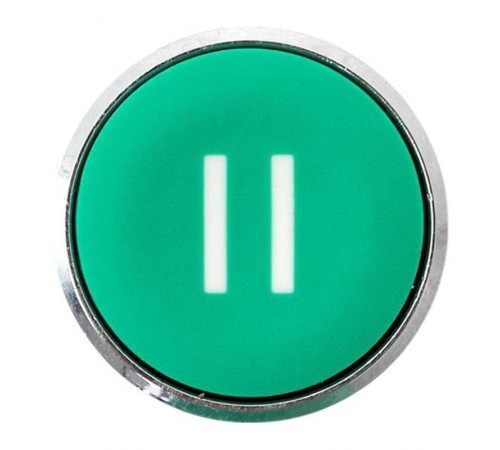 Механизм исполнительный кнопки "II" XB4 зеленый плоский возвратный без фиксации IP65  XB4BA-3154C-65  EKF
