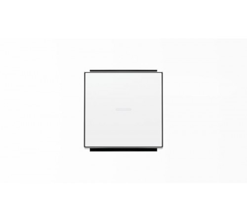 Клавиша для 1-клавишных выключателей/переключателей/кнопок с линзой подсветки, серия SKY, цвет альпийский белый2CLA850130A1101 ABB