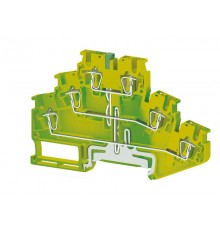 Пружинная клемма серии SRD 2,5-2T (желто-зеленый) Земля0.0.0.3.37150  337150  Klemsan