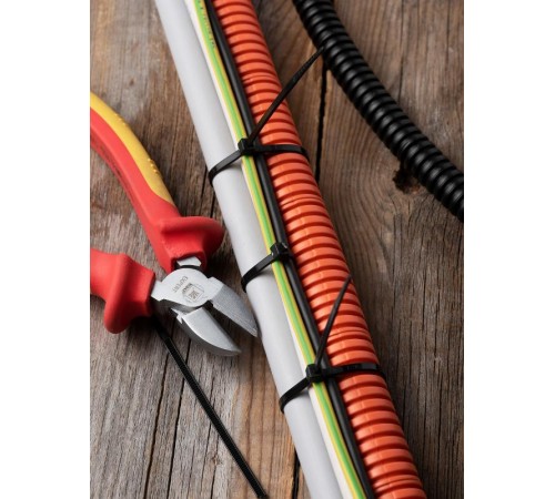 Хомут P6.6 стандартный (ч), 3.6x140 (100шт) FlexLock PROxima  plc-fl-ctsb-3.6x140  EKF