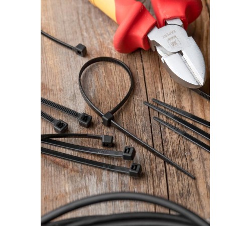 Хомут P6.6 стандартный (ч), 3.6x140 (100шт) FlexLock PROxima  plc-fl-ctsb-3.6x140  EKF