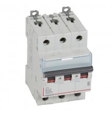 Выключатель автоматический трехполюсный DX3 6000 32А B 10кА  407564  Legrand