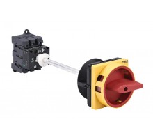 Выключатель-Разъединитель 3P 25A IP20 с красной выносной рукояткой на дин-рейке/плате с замком  MSD25340R  SE