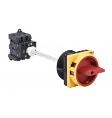 Выключатель-Разъединитель 3P 25A IP20 с красной выносной рукояткой на дин-рейке/плате с замком  MSD25340R  SE