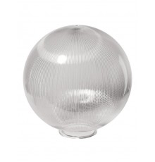 Рассеиватель для садово-паркового светильника шар ПММА 400 мм прозрачный ребристый (байонет 145 мм)  SQ0321-0240  TDM