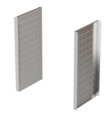 Панели боковые для секционирования В600 Г400 мм (2 шт) AleSta  AleSta-PCV64  EKF